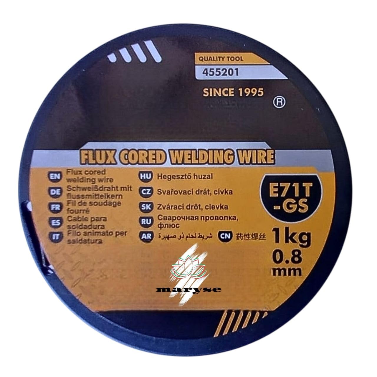 Filo Animato 0.8mm per Saldatrice No Gas - Flux Cored per Metallo - Kg1 - Alta Qualità per Saldatura MIG Ideale per Fai da Te e Professionisti