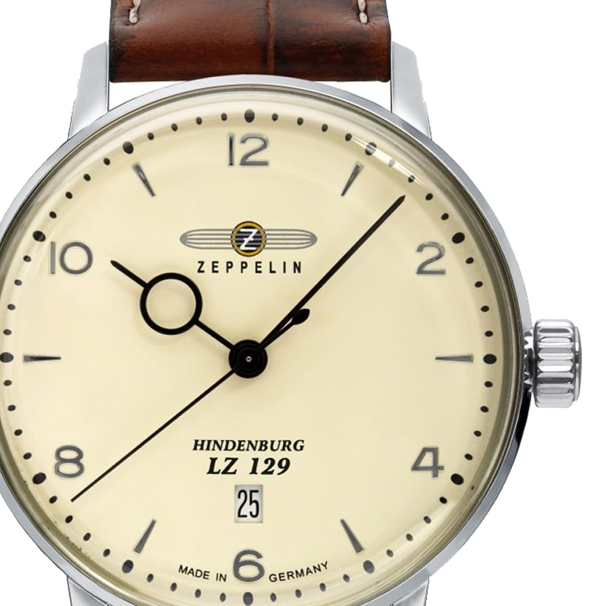 Zeppelin Hindenburg LZ129 Herrenuhr mit ETA Quarzwerk und Datum