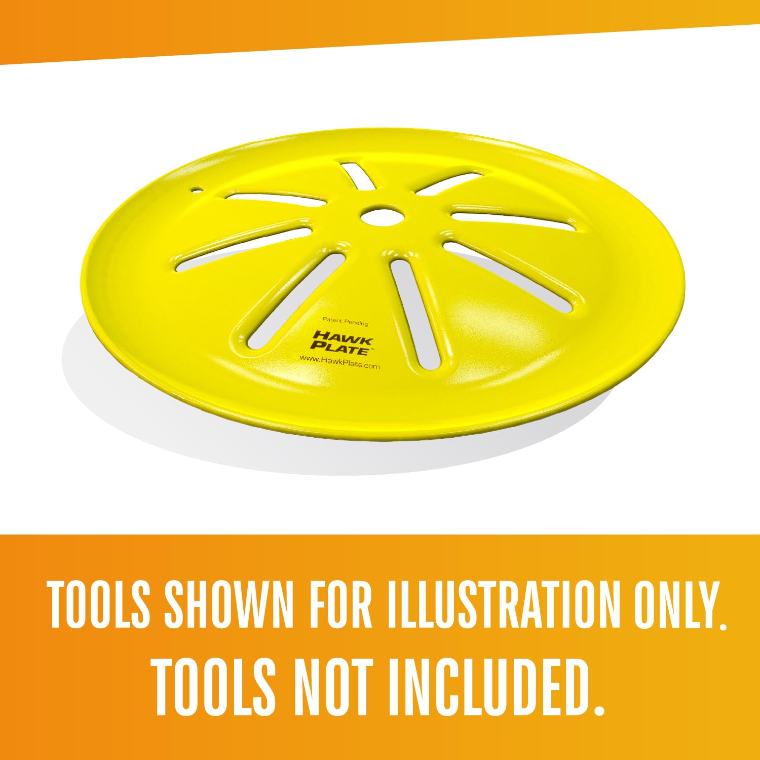 Photo 1 of ??Rapido Tool Co. Drywall Hawk Plate Tool Holder & Organizer for Home (TOOL HOLDER ONLY) - Organizer for Drywall, Masonry, Plaster Tools & Home Improvement - Construction Tools Holder Home Essentials