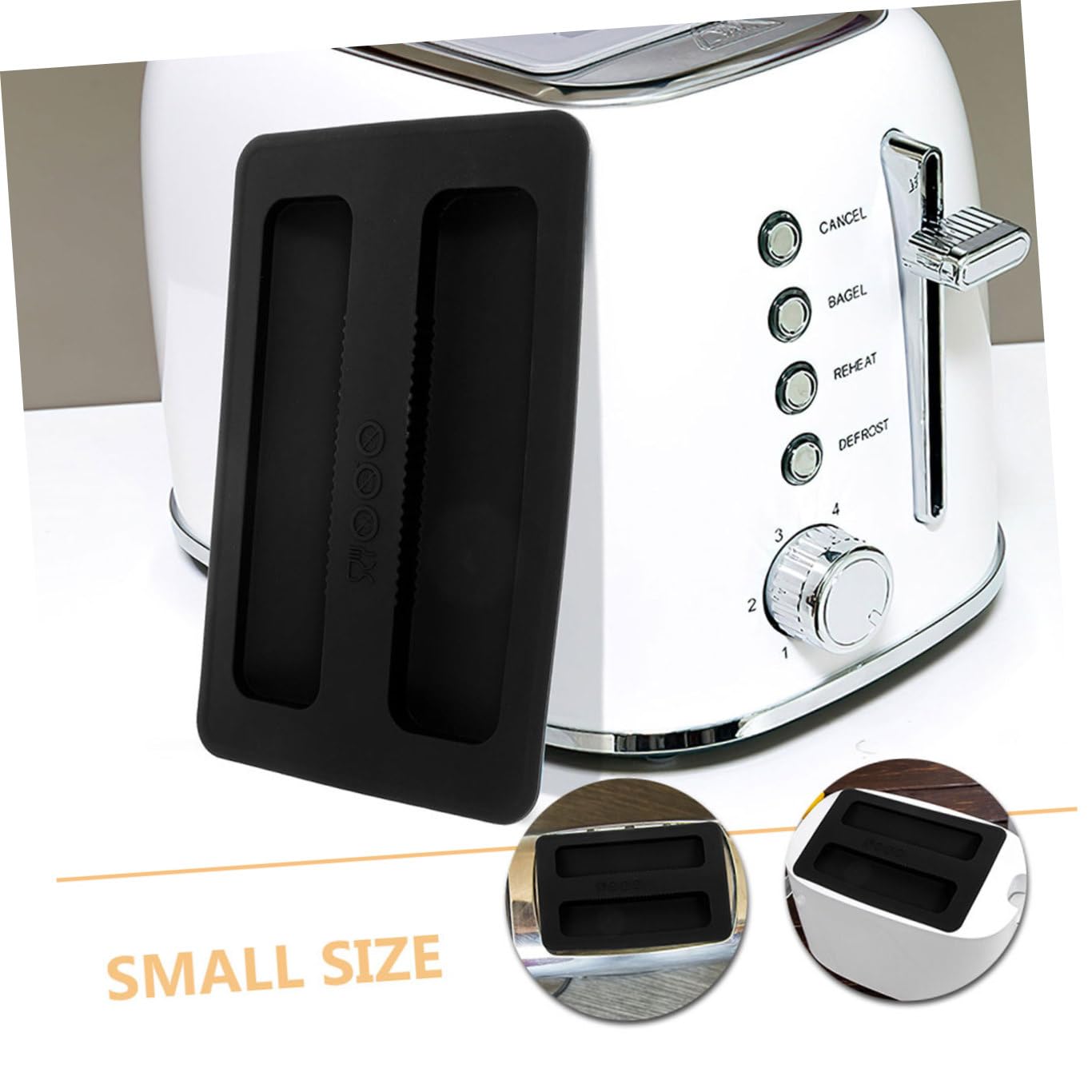 IMIKEYA Set di 2 coperchi per tostapane semplici coperchi utensili da cucina supporto per panino per tostapane in acciaio inox con coperchio di supporto per fette di pane 2 pezzi x 2