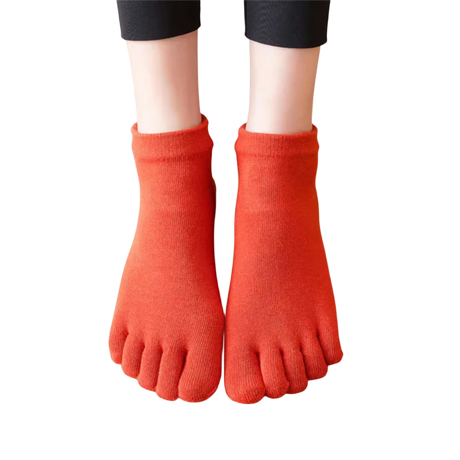 Calcetines Hombre Calcetines De Algodón Damas De Algodón Anti Slip Gym Socks Five Toe Dance Elastic Sock