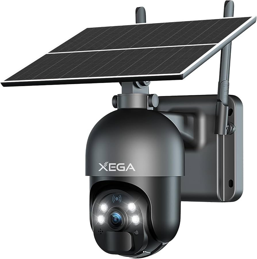 Amazon.com : Xega 4G LTE Cellular Security Camera Outdoor Solar