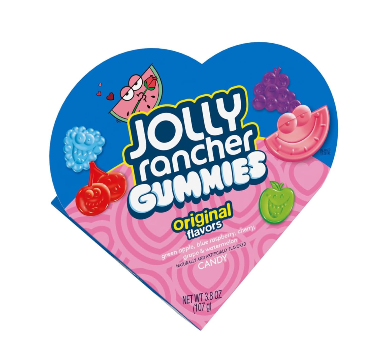 Jolly Rancher Valentine's Day Gummies - Heart Shaped Box - Delicious Classic Taste - Great for Giving that Special Someone