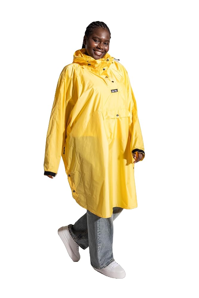 Regencape Damen Wanmu Regenponcho Damen – Wasserdicht Faltbar
