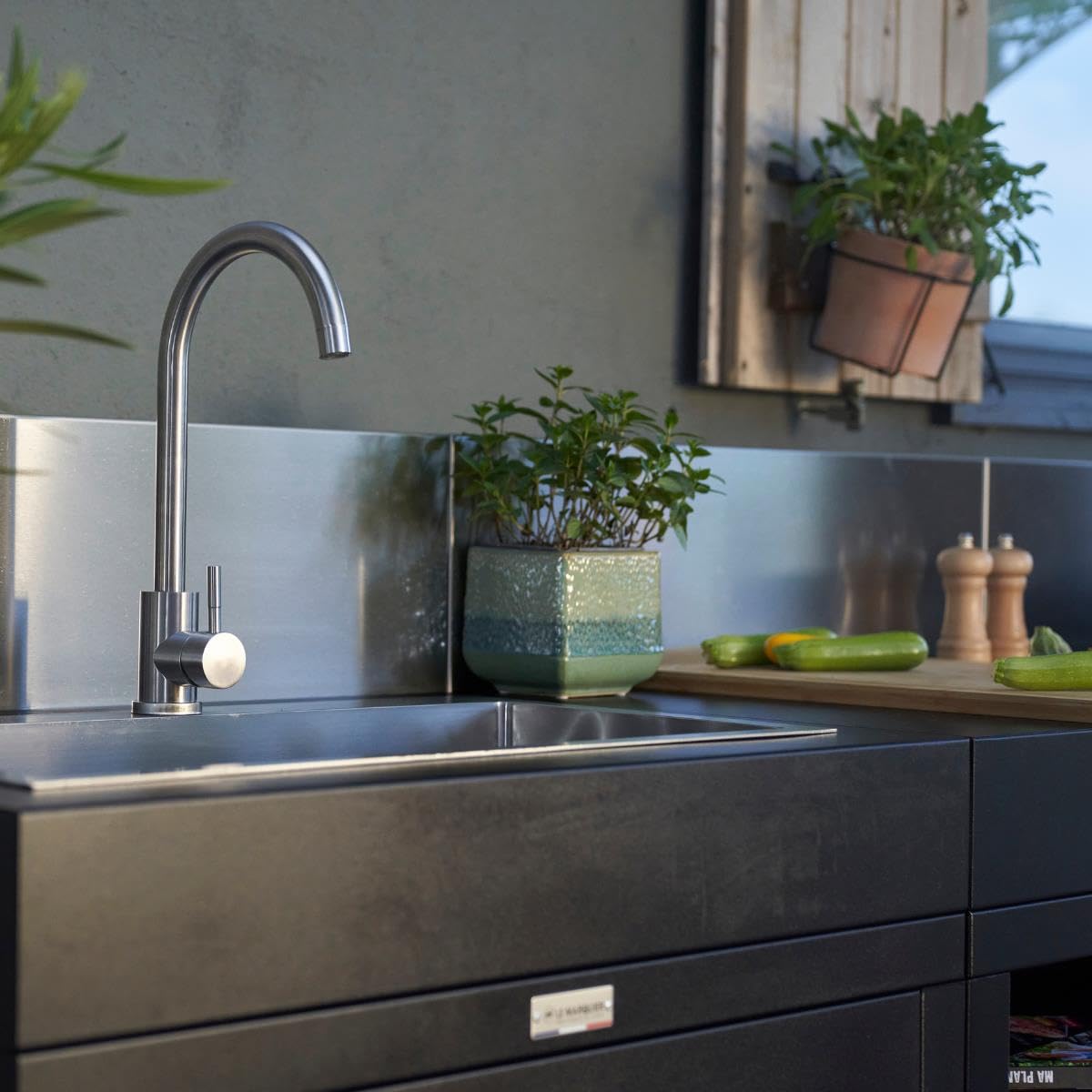LE MARQUIER Credence Centrale INOX