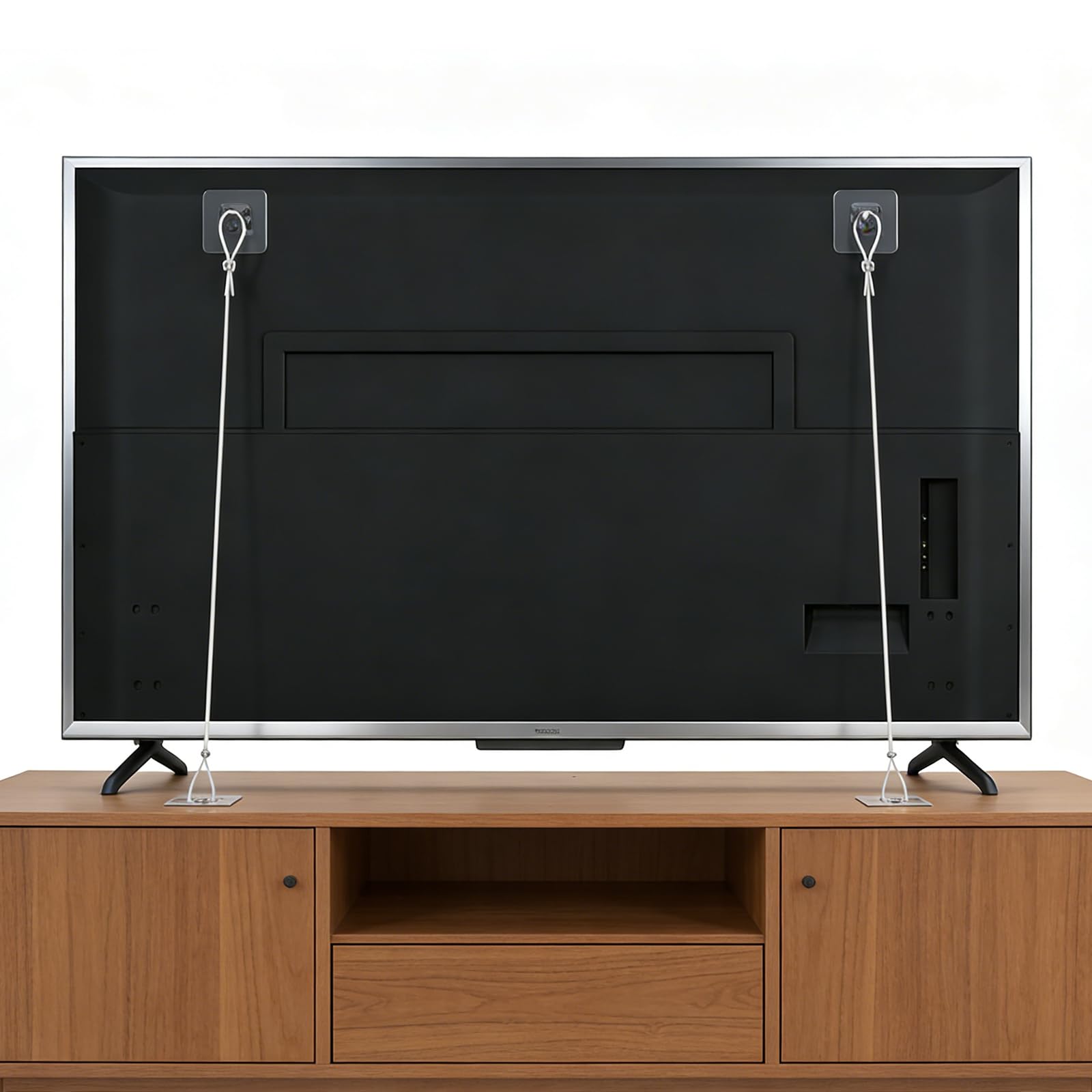 Sangles Anti-Basculement pour TV et Meubles, Sécurité Réglable sans perçage, Fixation Murale