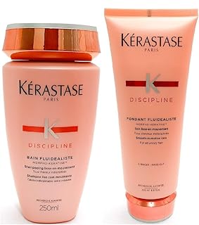 Kit Kérastase Discipline Fluidealiste Shampoo 250ml + Fondant Fluidealiste 200ml (2 produtos)