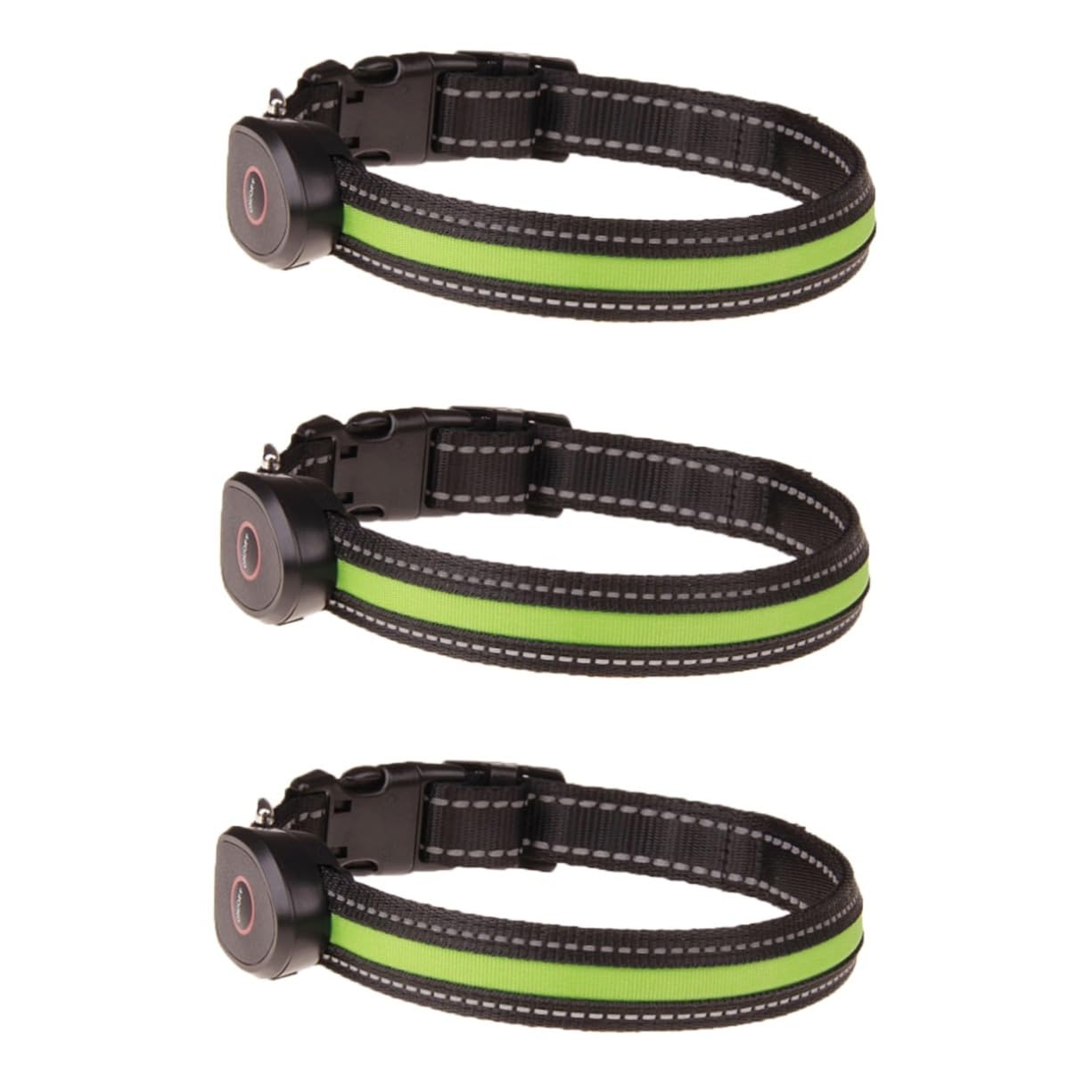 INOOMP 3 Pz collana illuminata per cani cavetto usb night collare per animali domestici cane collane collana a LED per animali domestici collare lampeggiante per animali domestici Carica