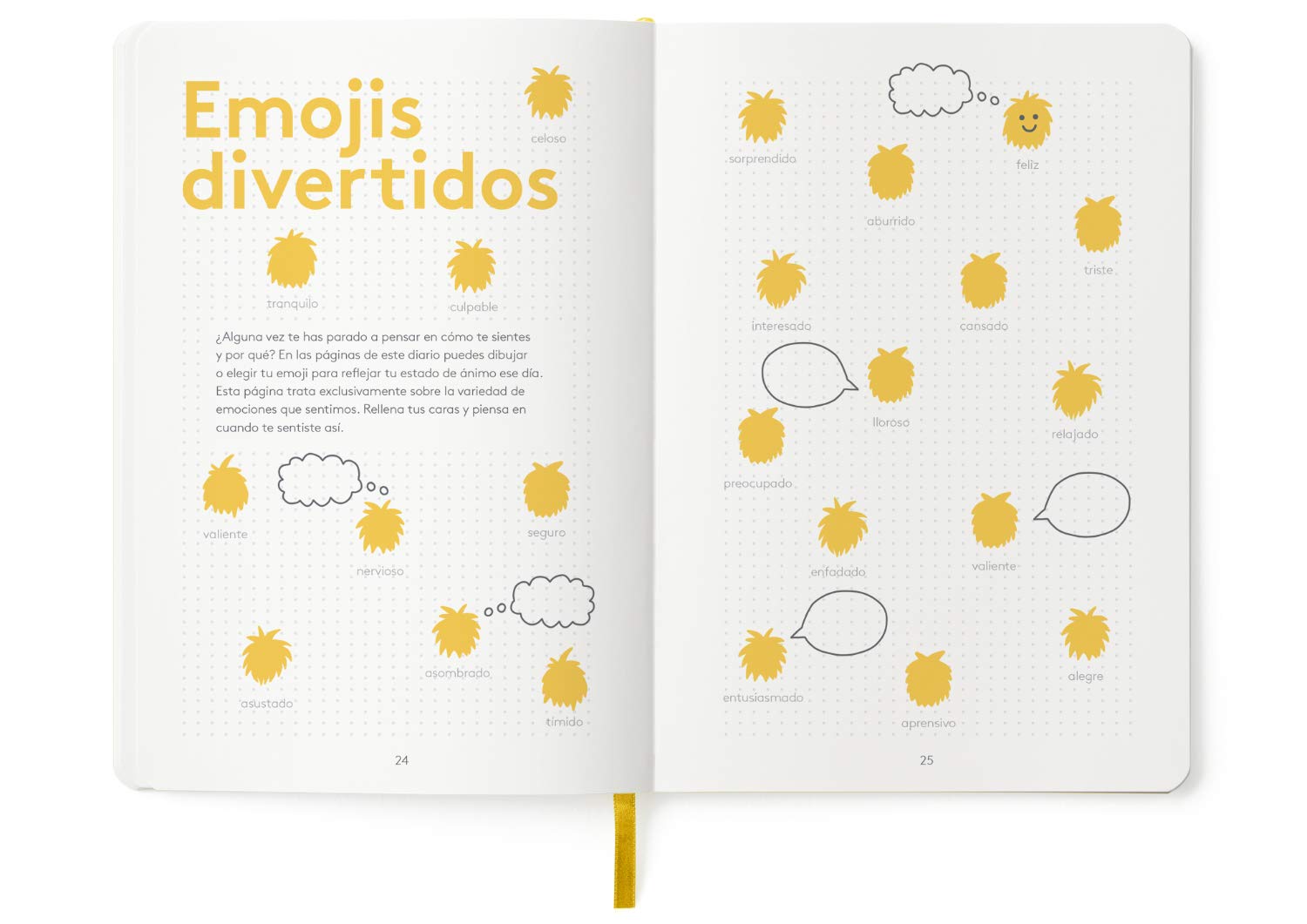HappySelf Diario - [Edición en español] (Amarillo)
