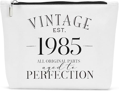 JIUWEIHU Regalo de cumpleaños número 18 para mujer, bolsa de cosméticos de 18 años de edad, regalo de cumpleaños de 18 años para amigos, hermanas,