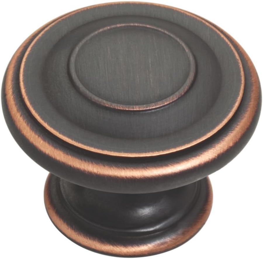 Liberty P22782C-VBC-CP 1-3/4 Harmon Kitchen Cabinet Hardware Knob, Bronze with Copper Highlights