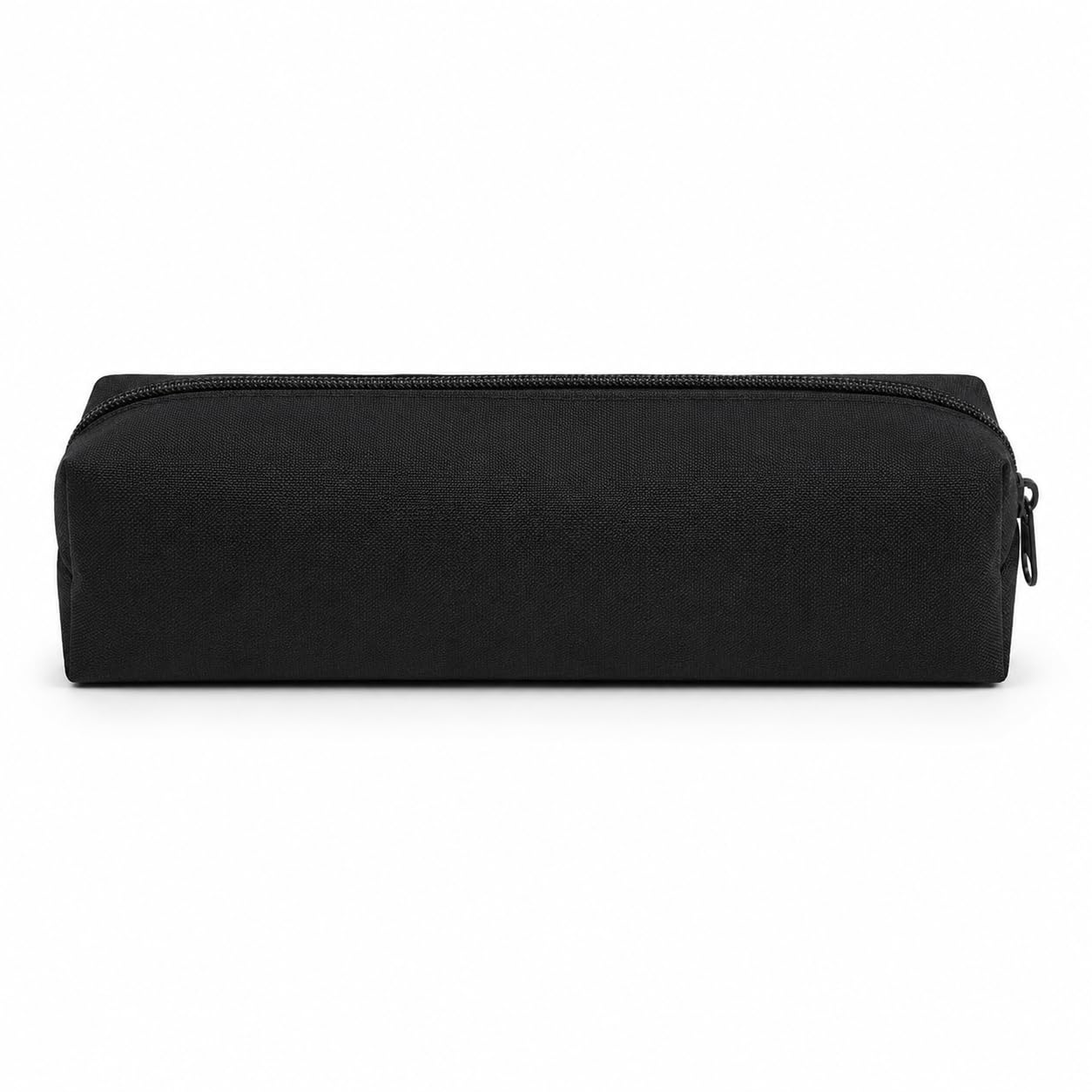 CWWYQ 1 Pcs Pencil Case for Boys, Black Stationery Pencil Case Bag, Small Portable Pouch