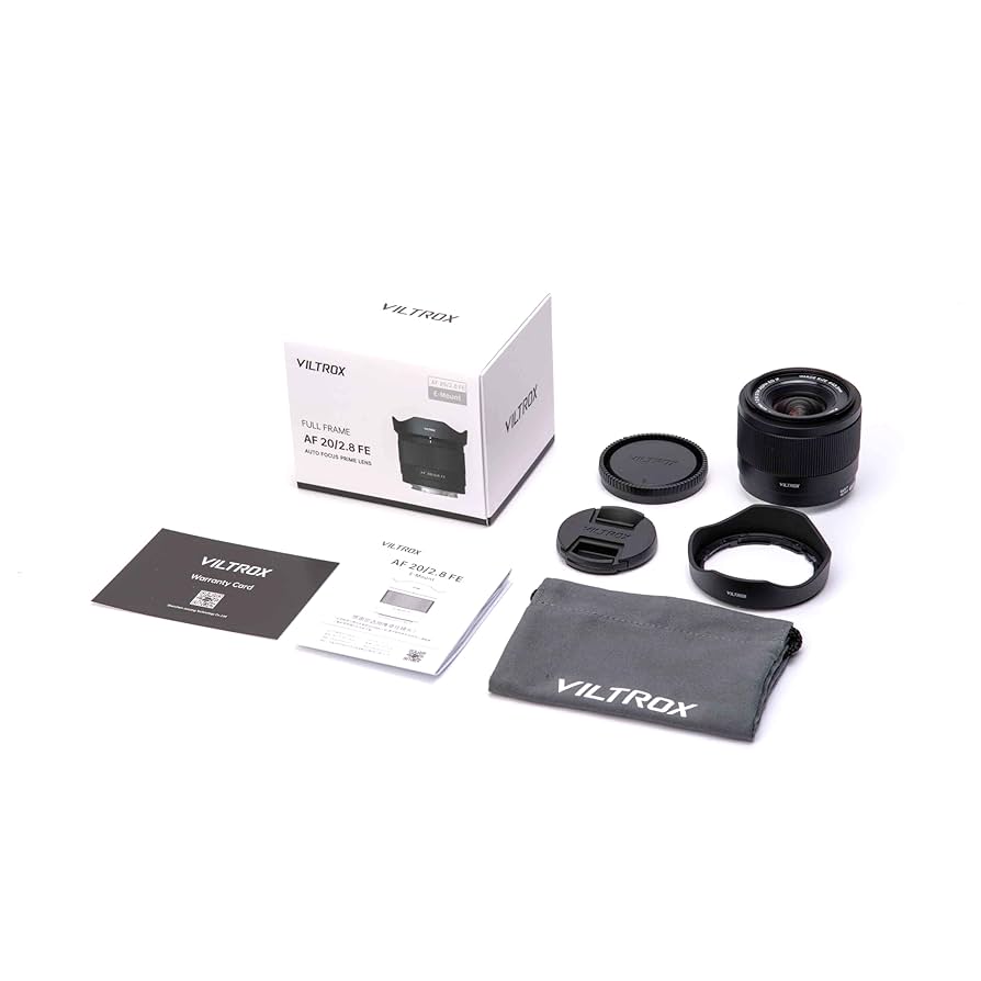 VILTROX AF 20mm f/2.8 おまけ付き VILTROX 20mm f2.8 FE, 20mm f/2.8 e-Mount Full Frame AF Lens