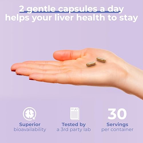 Miniatura 5 de Liver Shield & Cleanse  Suplemento de desintoxicación y reparación de limpieza hepática a base de hierbas  Suplementos de extracto de cardo mariano