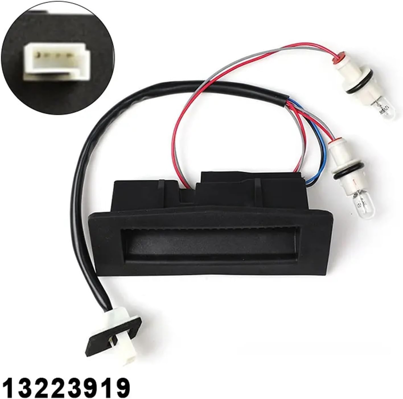 Car Switch Rear Trunk Tailgate Opening Control Switch with Bulb 13223919 Compatible with Vauxhall Opel Astra H Zafira B ASTRAVAN 2004 2005-2010 6240399 Car Replacement(13223919 with lamp)