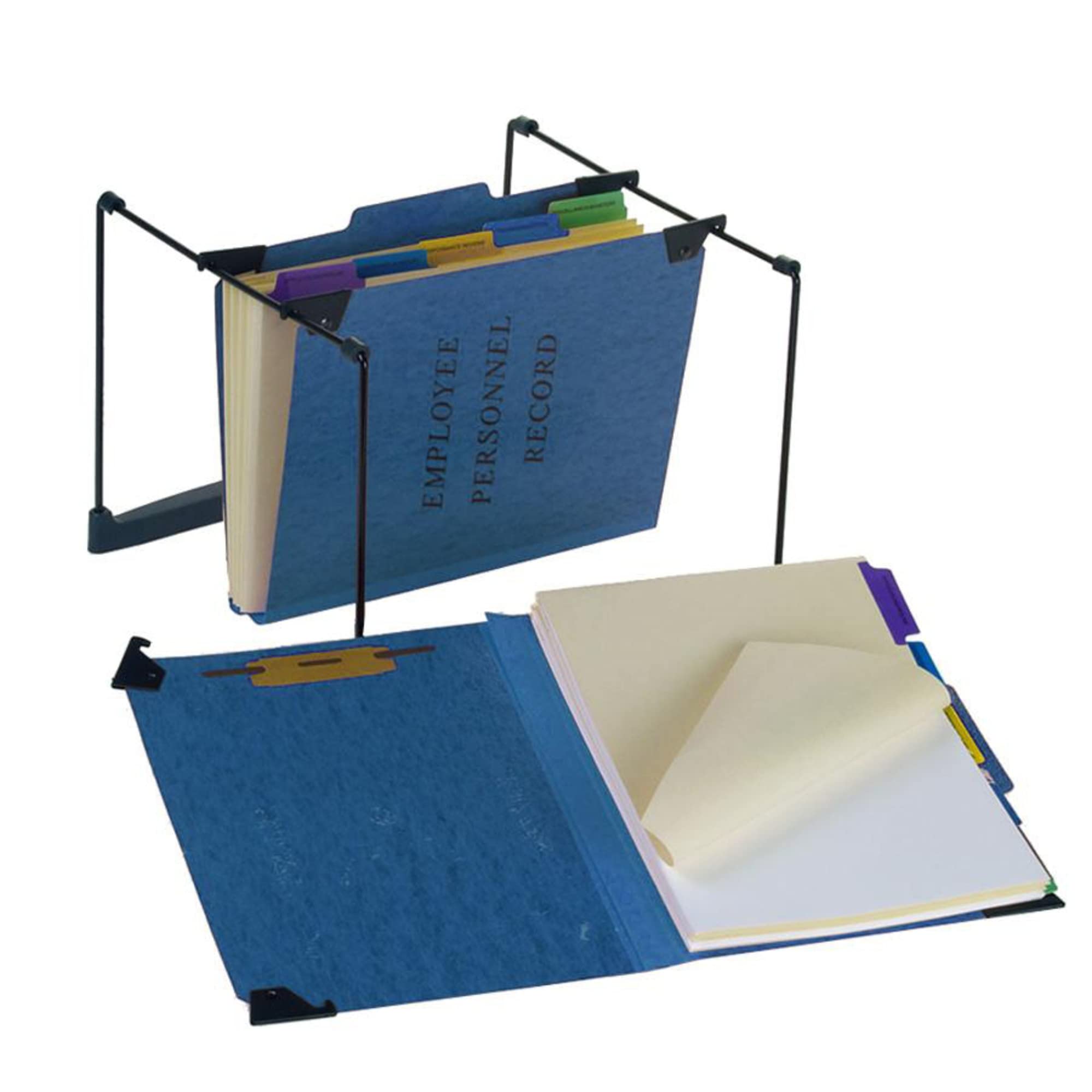 Pendaflex ser-2-bl Hanging Personnel Folders, 1/3 Cut, top Tab, Letter, blu