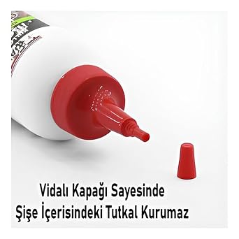 Şeffaf Duvar Kağıdı Broşür Yapıştırıcısı 200 gr Hazır Tutkal Vinil Tekstil El İşi Kağıtları 1 Adet