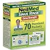 NeilMed Sinus Rinse Extra Strength Premixed Hypertonic Packets - Soothing, No Burning or Stinging Large Volume & Low Pressure System Saline Nasal Irrigation 70 Count