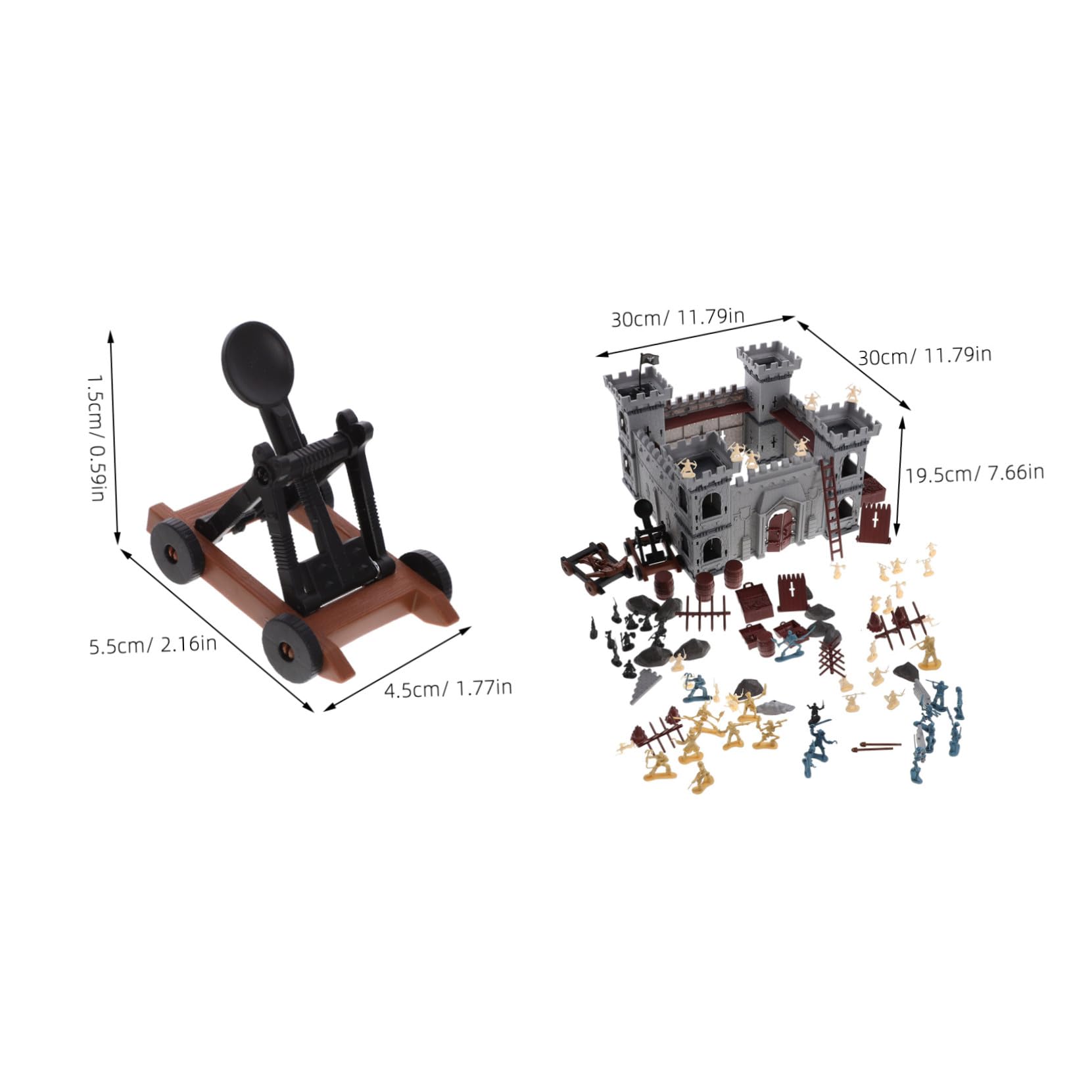 BESTonZON Set di Figure Soldato Pirata in Plastica 310 Pezzi per Fortezza | Accessori per Tavolo da Sabbia, Stile a Tema Pirata, Uso Decorativo ed Educativo