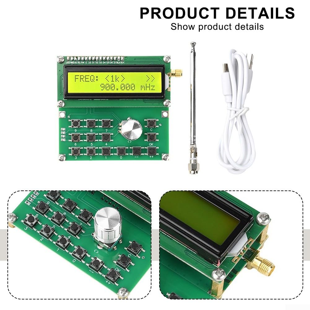 ADF4351 Modulo generatore di segnale RF 35MHz-4400MHz Sorgente di frequenza con uscita tipo C