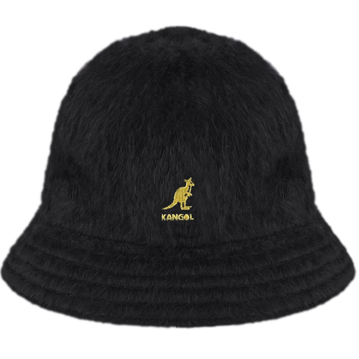 Kangol Women's Black Gold Furgora Casual Beret,