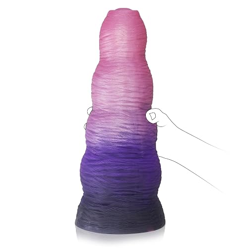 Wneseny 13 Inch Huge Thick Monster Dildo, XXXL Silicone Fantasy Giant Dildos with Strong Suction Cup, Extra Large Dildo Massive Butt Plug for Anal Play, Big Adult Sex Toys for Advanced Women Men Gay