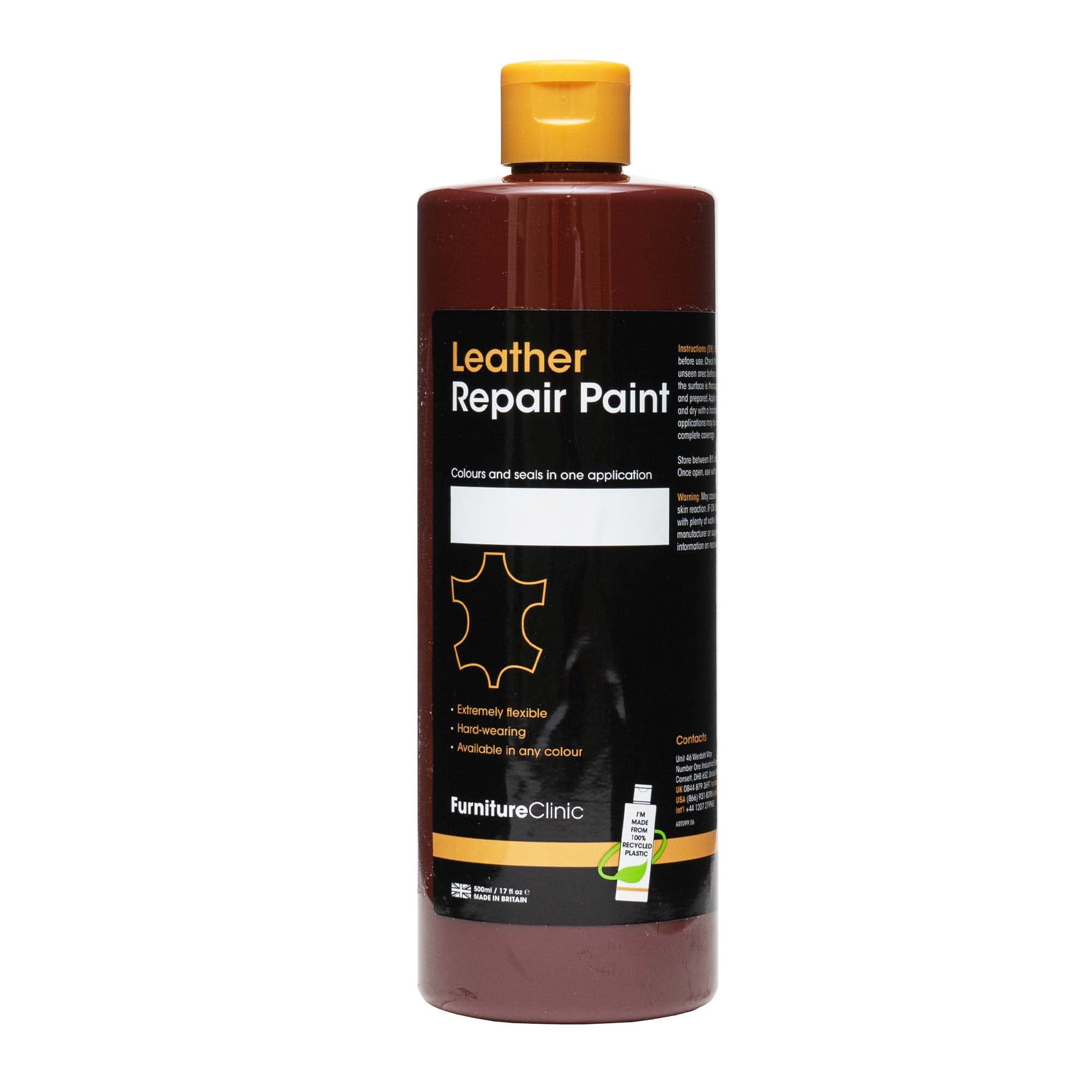 Furniture Clinic Leather Repair Paint, Color and Finish, Bordeaux