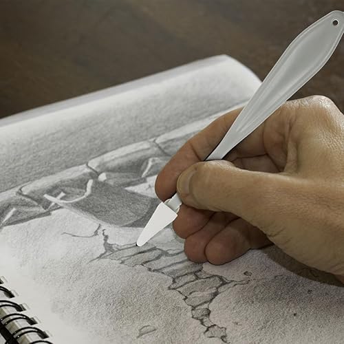 Miniatura 7 de NUOBESTY Juego de esponjas de tocón de mezcla de borrador de bocetos para dibujar, herramientas de repuesto de pinceles de arte portátil para