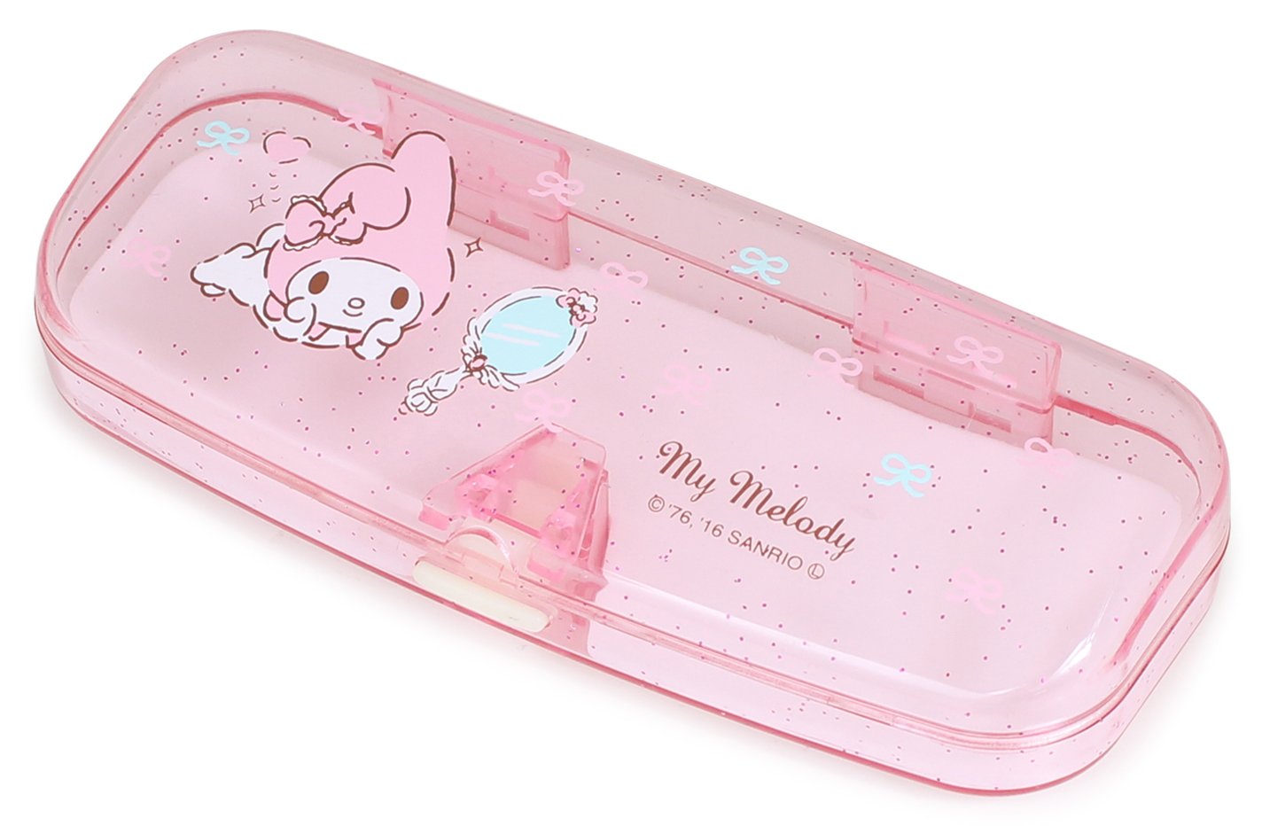 サンリオ メガネケース マイメロディ 鼻あて 付き プラスチック ピンク SR-650S-16B