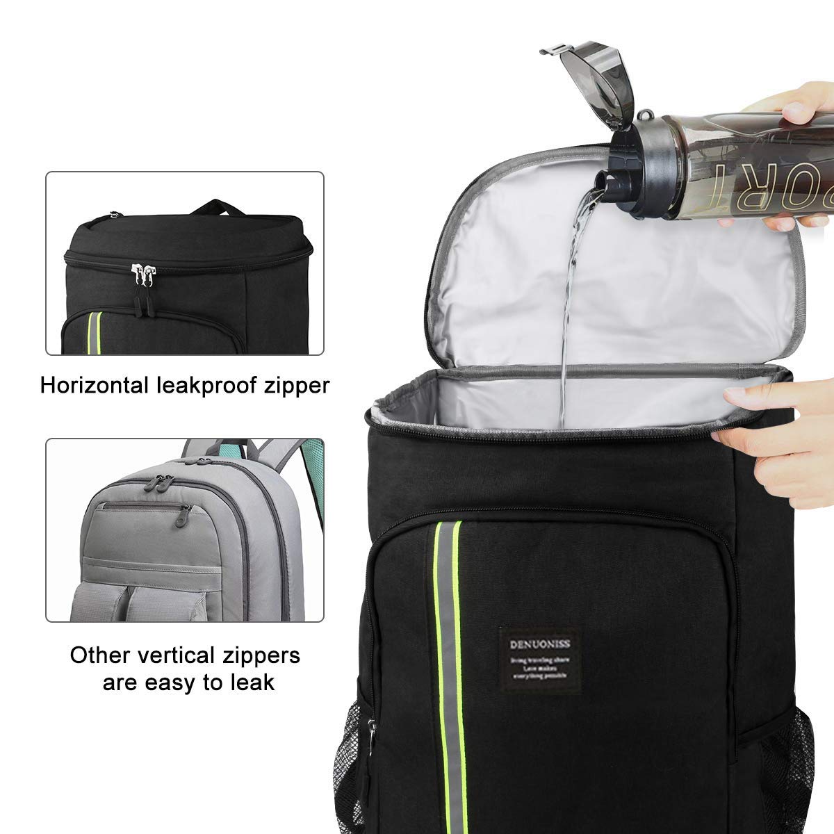 Zaino Termico Refrigerante CampFeuer – Borsa Frigo Isolante Per Picnic, Campeggio E Festival