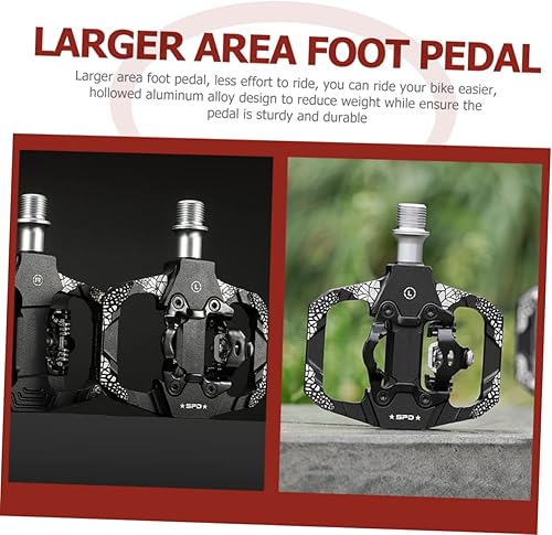 Miniatura 2 de HANABASS Pedales de bicicleta 1 par Pedal de bicicleta Sello de rodamiento de aleación de aluminio Pedales de bicicleta de montaña