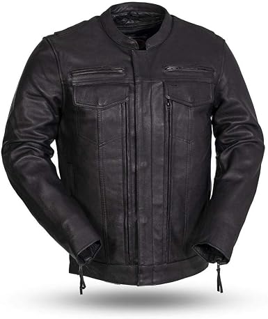 first mfg leather jacket