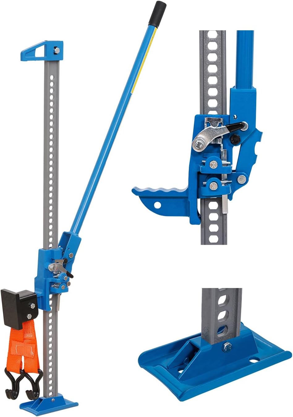 KATSU Farm Jack 48 Inch High Lift 3 Tonne with Lift Mate Lifting Lifter Attachment for 4x4 Off-Road Vehicles Tractors Trucks 161194