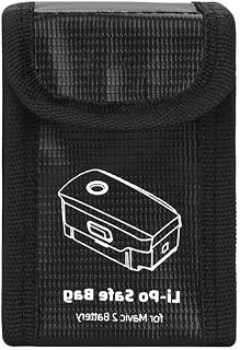 Battery Case Explosion-Proof Safe Storage Bag for 2 Drone Fireproof Protective Box Radiation Protection Bag Accessories Safety Bag for Traveling Fireproof