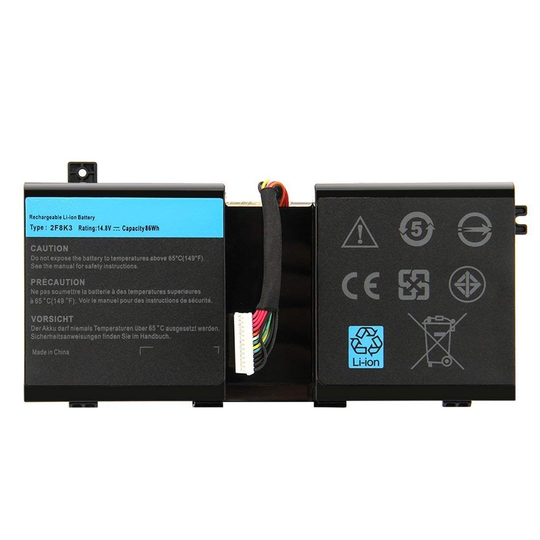 BK-DBEST batterie De Remplacement 86WH pour Dell Alienware 17 18 18x M17X R5 M18