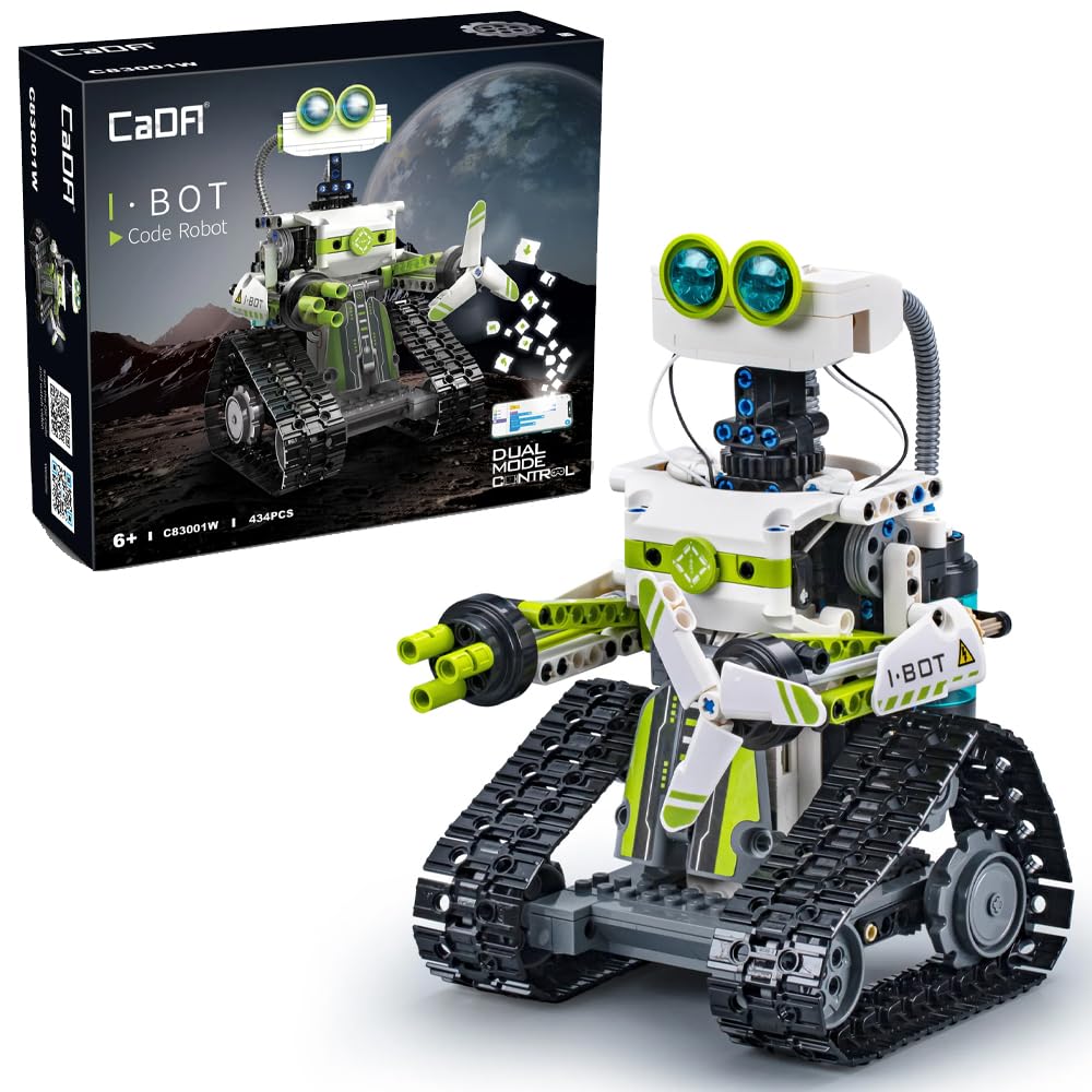 CaDA I.BOT Code Robot 434 EL C83001W Remote Control Robot Set