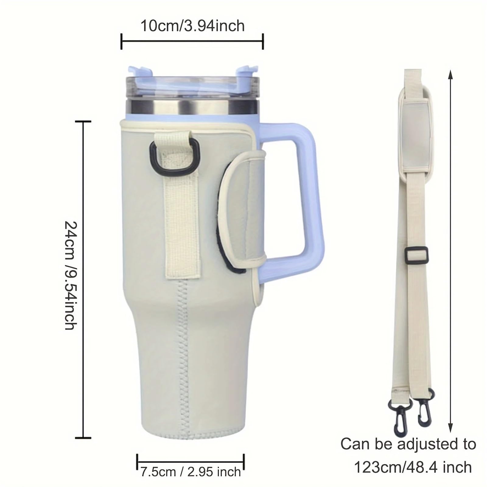 Bolsa Botella Agua 1 Pieza Bolsa Tipo Bandolera con Aislamiento for Botella de Agua