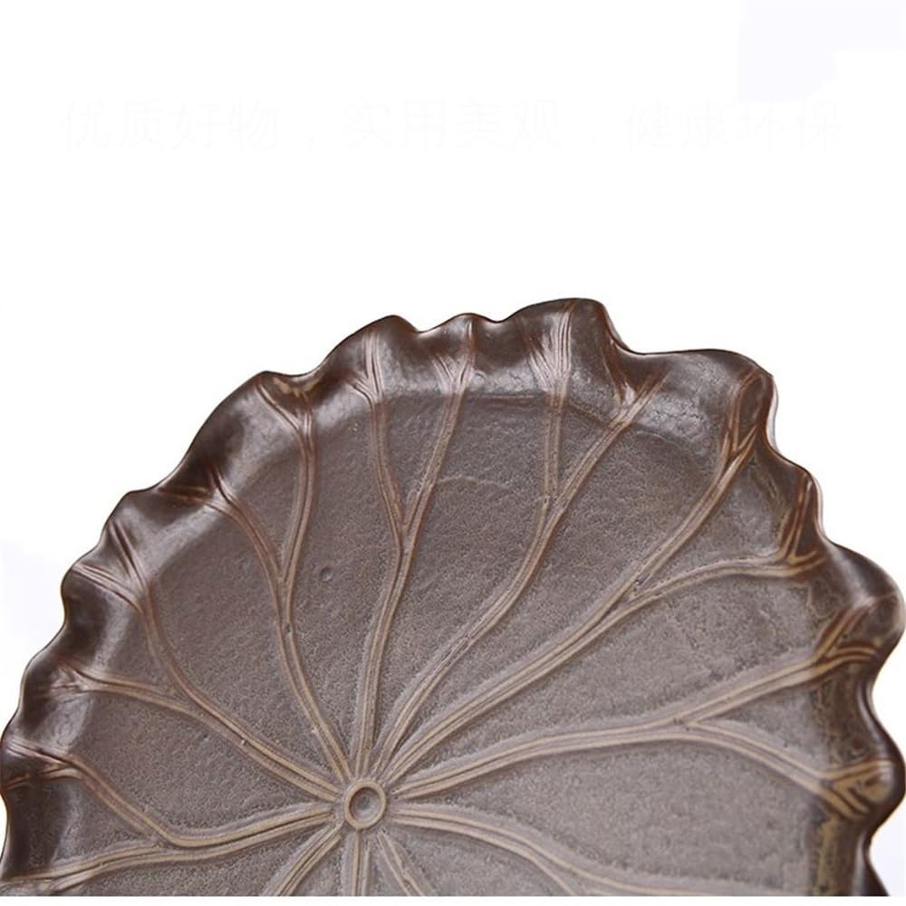 Versátil Platillo de cerámica for Modelado Flor Loto 9,4 Pulgadas