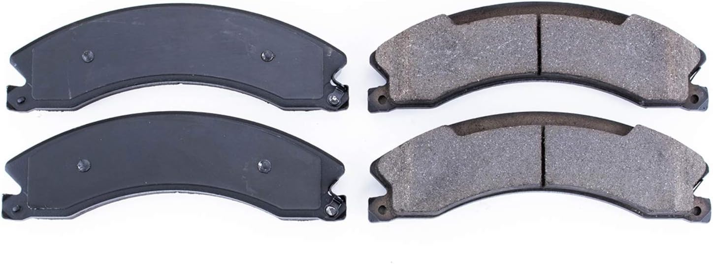 PowerStop Front Brake Pads For Chevrolet Silverado 2500 HD 2012-19 |Silverado 3500 HD 2012-19 |Suburban 3500 HD 2016-19 |GMC Sierra 2500 HD 2012-19 - Z16 Ceramic Brake Pads Replacement, 16-1565