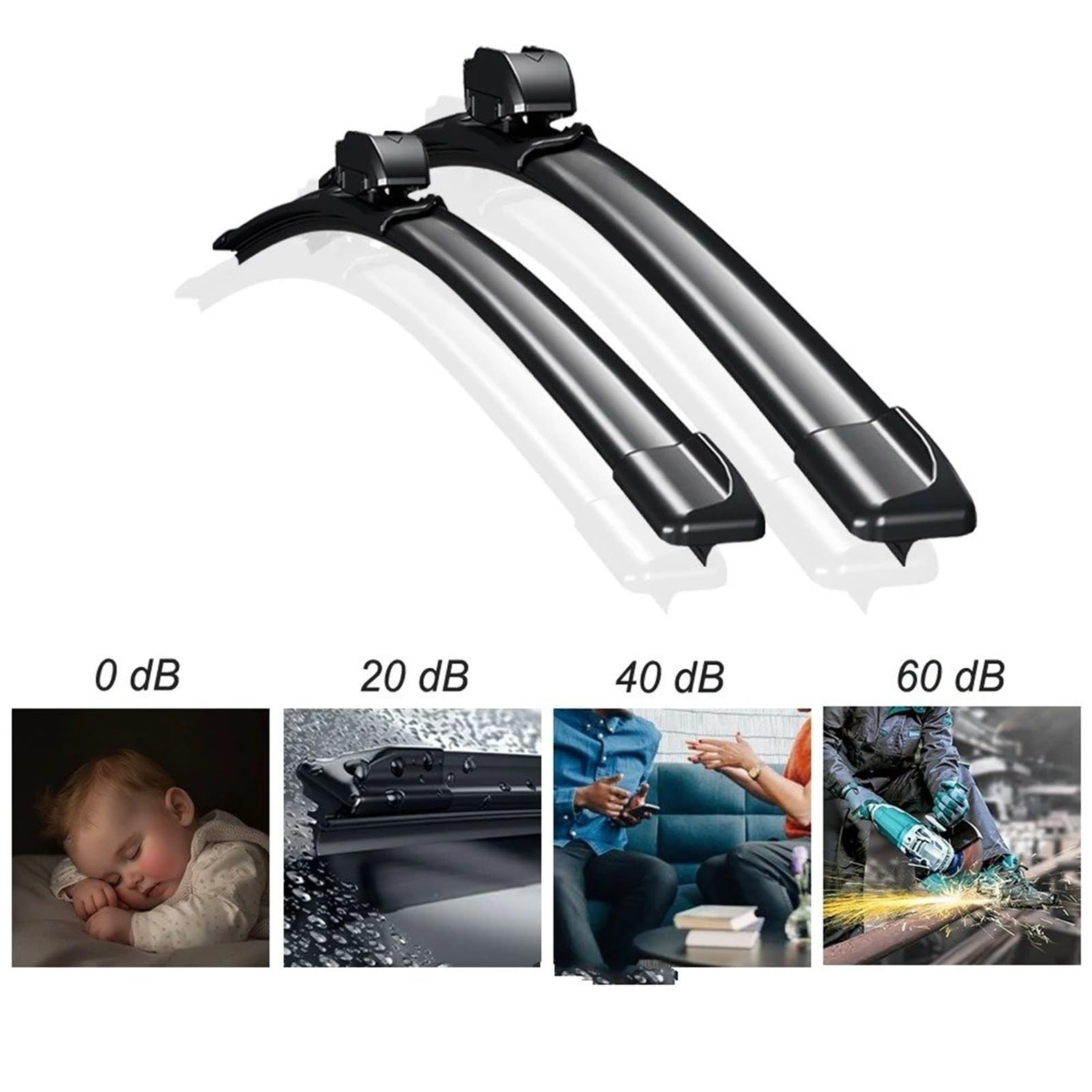 Para Nissan Livina L10 L11 2006-2018 Escobillas Limpiaparabrisas Delanteras Escobillas Limpiaparabrisas