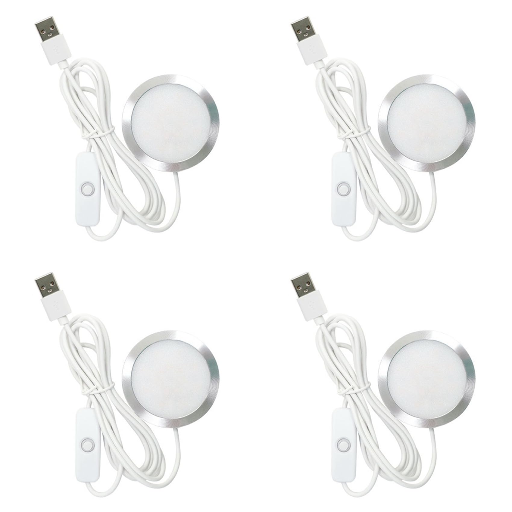 MVOSJFIE 4X DIY LED Lamp Kit: Only Hardware NO 3D Printed Parts, Bright Light -Efficient Custom Lighting Project
