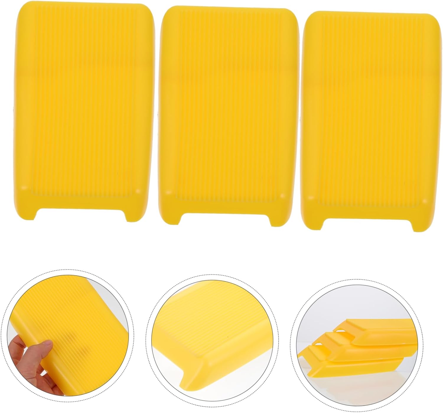 SOLUSTRE 3Pcs Gnocchi Making Boards Yellow Pasta Tools for Homemade Pasta Smooth Edges for Easy Kneading and Rolling Essential Kitchen Accessories image 5