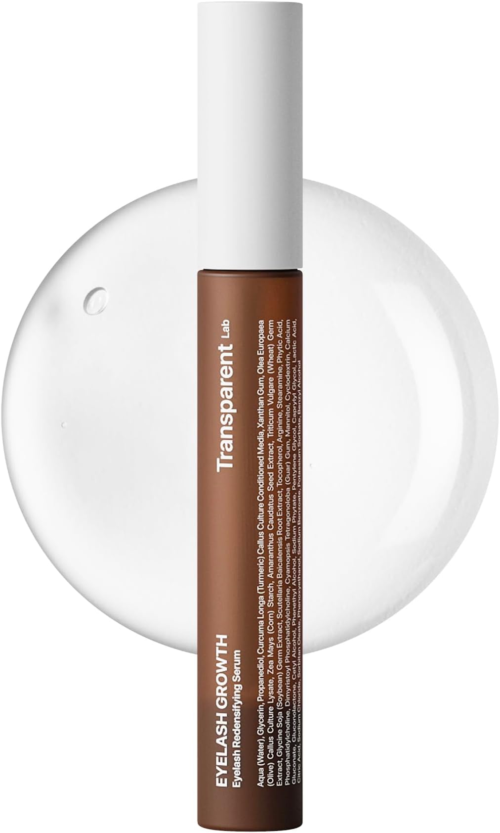 Eyelash Growth 8ml - Hormone-Free Eyelash and Eyebrow Growth Serum - With Peptides and Stem Cells - Longer, Thicker, and Stronger Eyelashes in 8 Weeks