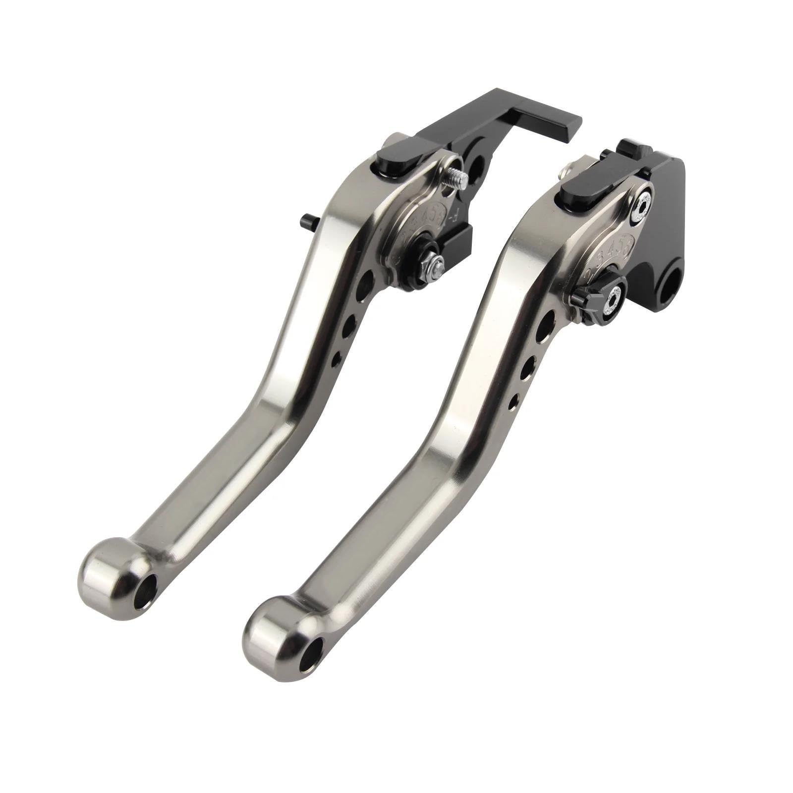 Fxvbg Grey Clutch Motorcycle Control Handles Pivot Brake Clutch Levers For Kawasaki For Ninja Zx6r Zx-6R Zx-636 Zx-6Rr 2007-2018(Grey)