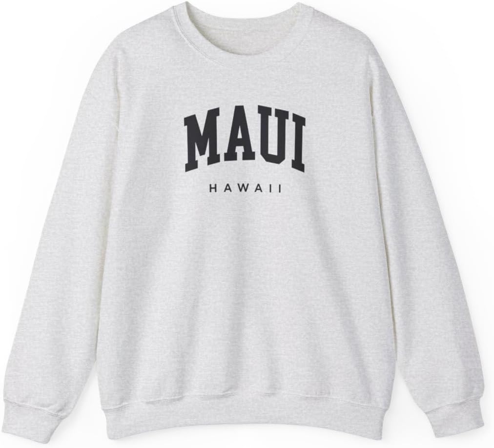 Maui Hawaii Adult Unisex Crewneck Sweatshirt