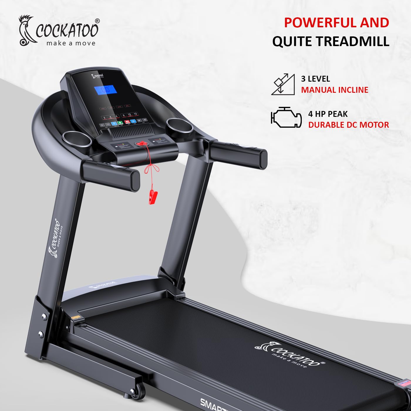 Motorised Treadmill Cockatoo Treadmill Ctm 05 Fitness Equipments