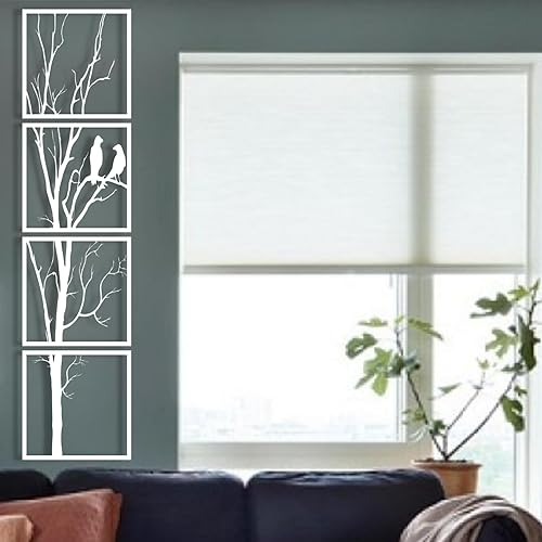 Miniatura 7 de Arte de pared de árbol y pájaros de metal, arte de árbol de metal, decoración de pared de metal, decoración de pared de metal, arte de pared de