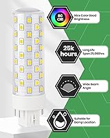 Vista 7 de GX24Q Bombillas LED, 4100 K blanco neutro, 4 pines base CFL bombilla de repuesto para bombilla fluorescente compacta de 13 W, 18 W, 26 W
