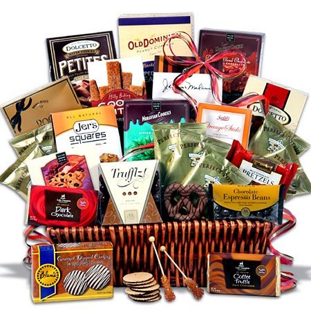 Amazon.com : Coffee and Chocolates Gift Basket - Deluxe : Gourmet ...