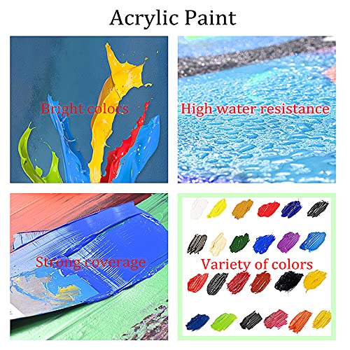 Eniref 41221 Paint By Numbers, Paint By Numbers For Adults Kids Beginner, Adult Paint By Number Kits Diy Truck House Oil Painting 12X16 Inch thumb #6